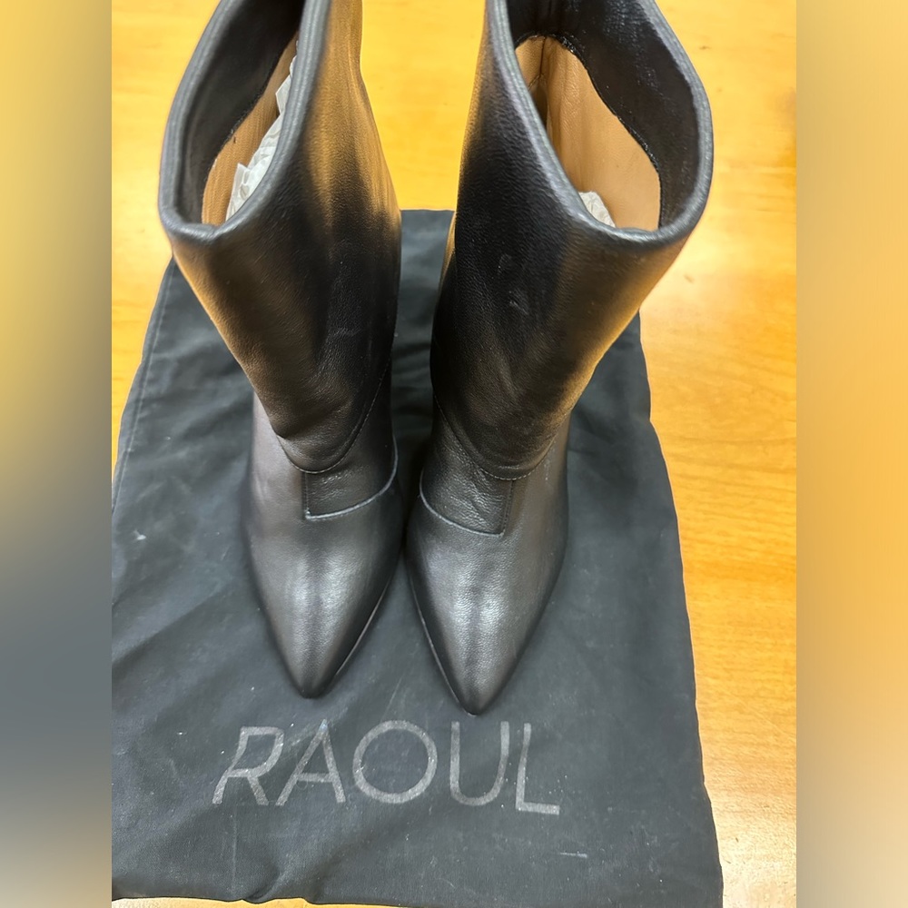 Raoul ankle boots black women sz 36.5